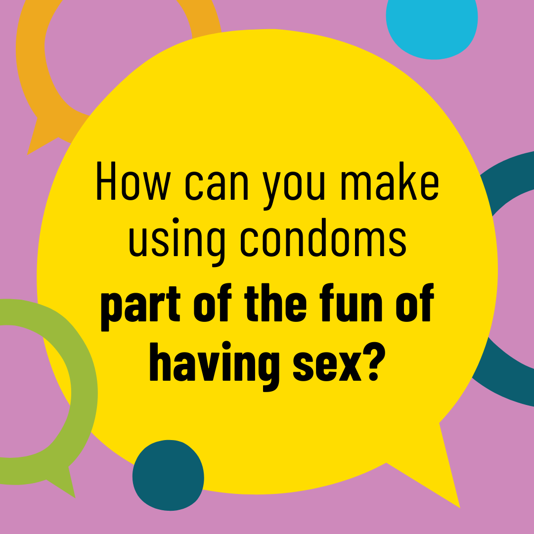 Picture of condoms part of fun 