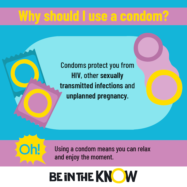 Picture of 'why should I use a condom' infographic