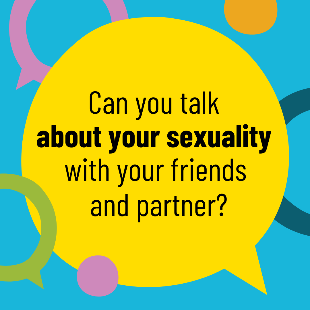 Picture of can you talk about your sexuality with your friends and partner?
