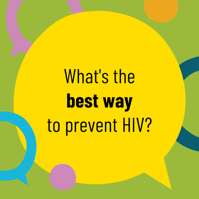 Discussion starter: What's the best way to prevent HIV?