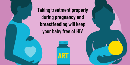 Infographic 'Protect your baby from HIV'
