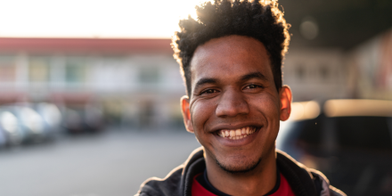 African Ethnicity Young Man Portrait