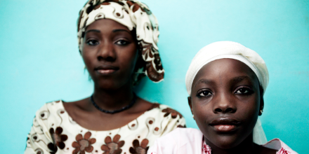 Photo of two West African girls