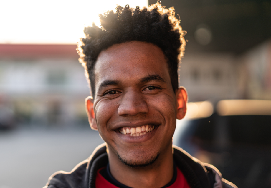 African Ethnicity Young Man Portrait